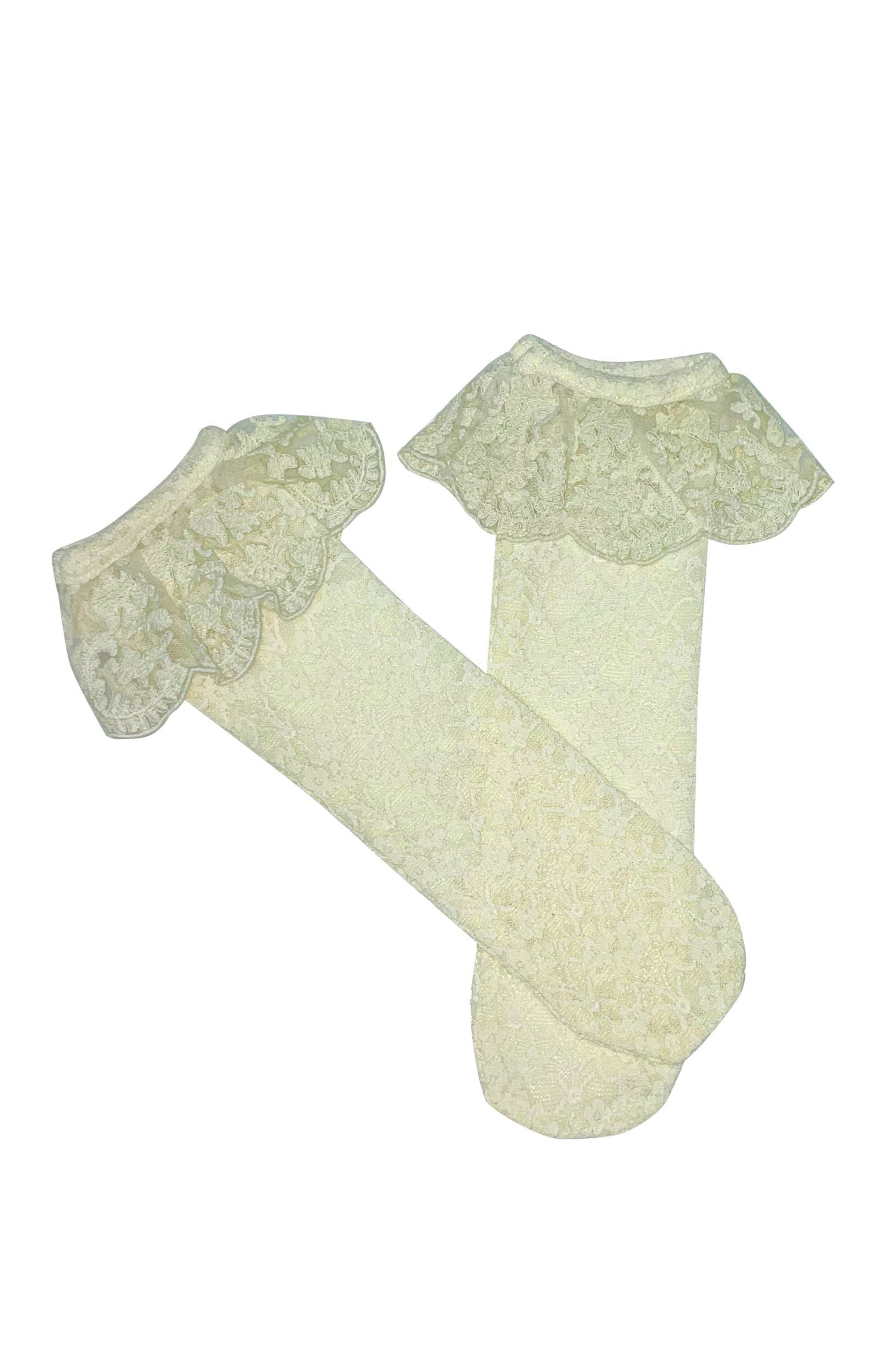 The Alaia Lacy Frill Socks