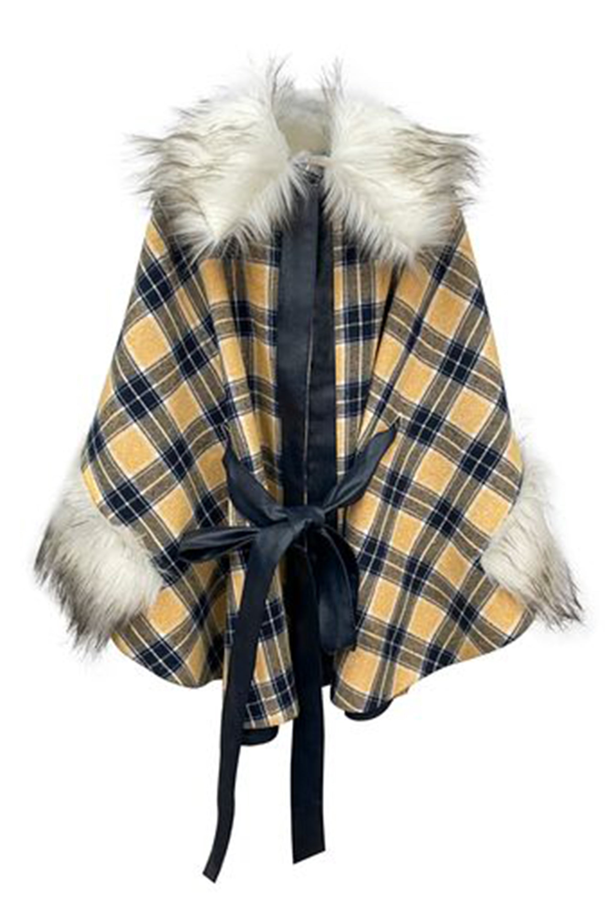 The Alaia Plaid Cape