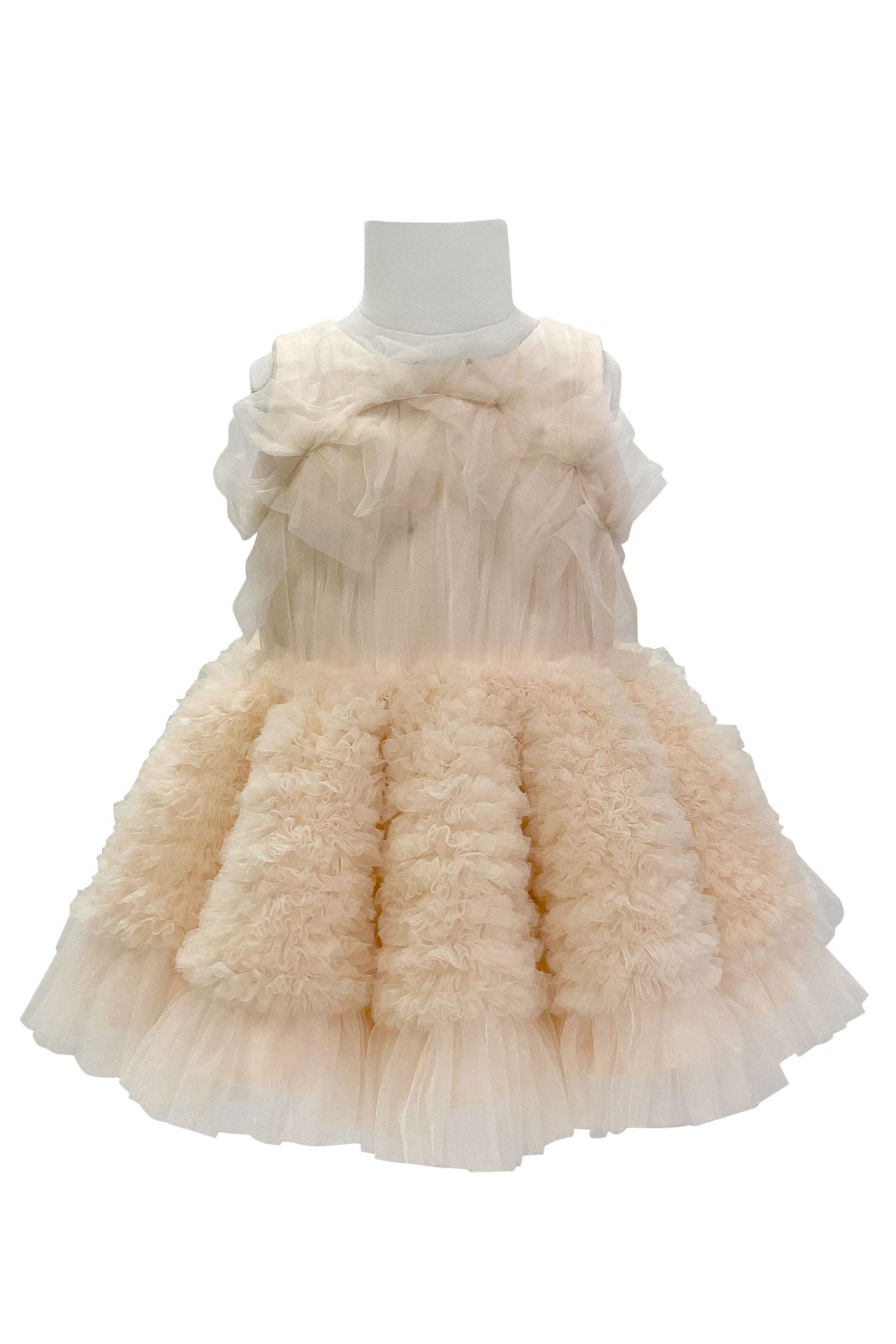 The Ariel Tulle Dress (Peach)