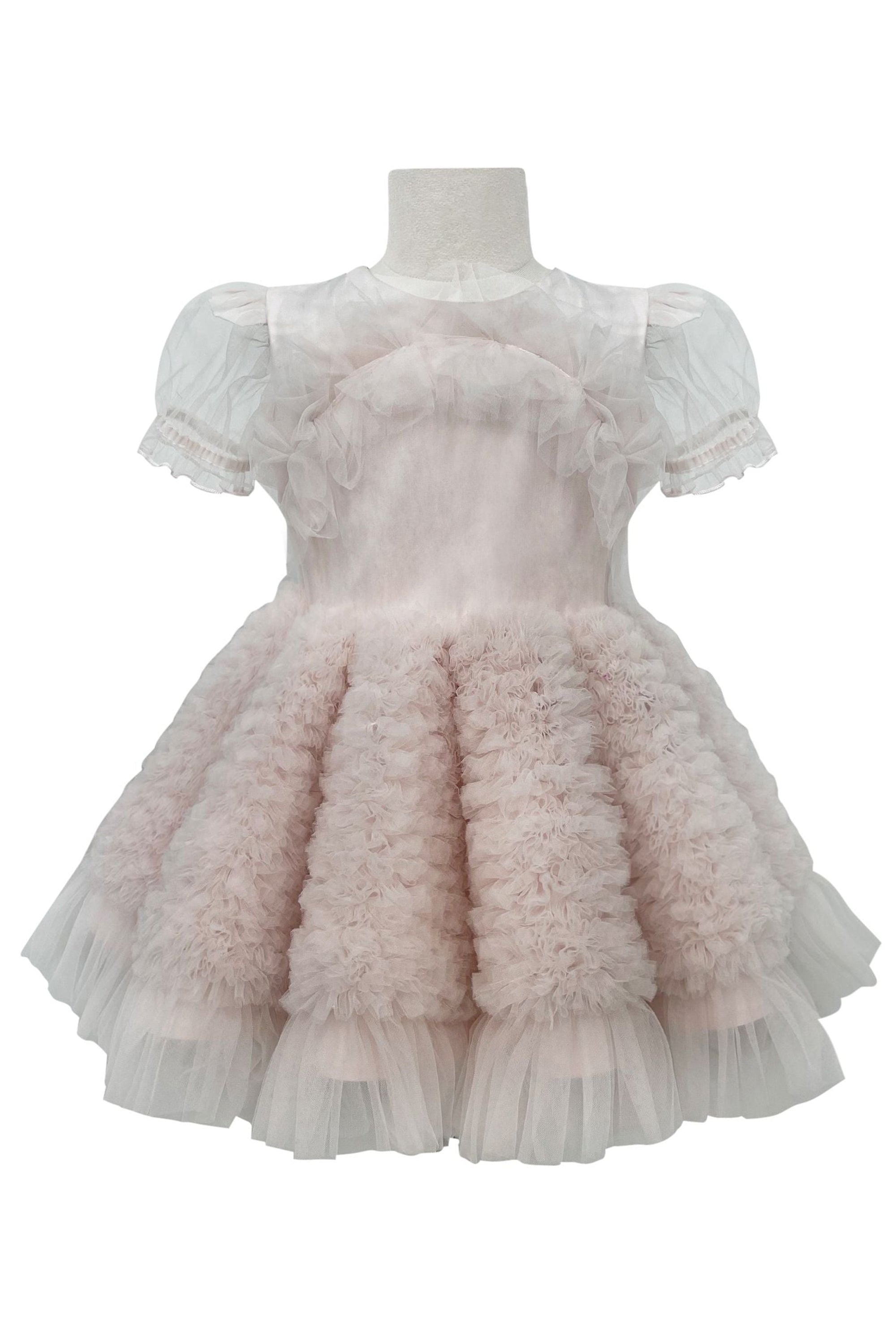 The Ariel Tulle Dress With Sleeves