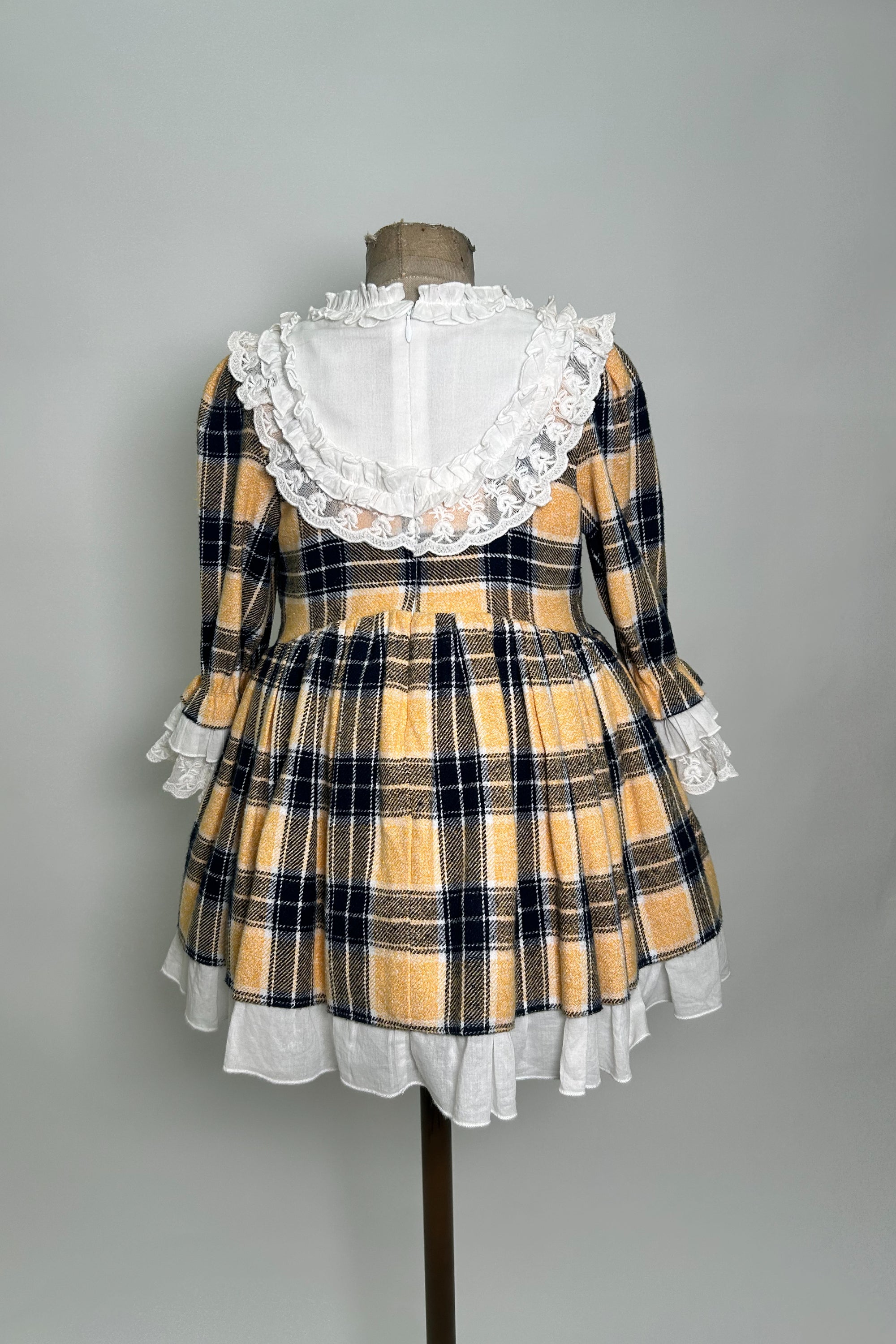 Yellow Plaid Dress (Sale)