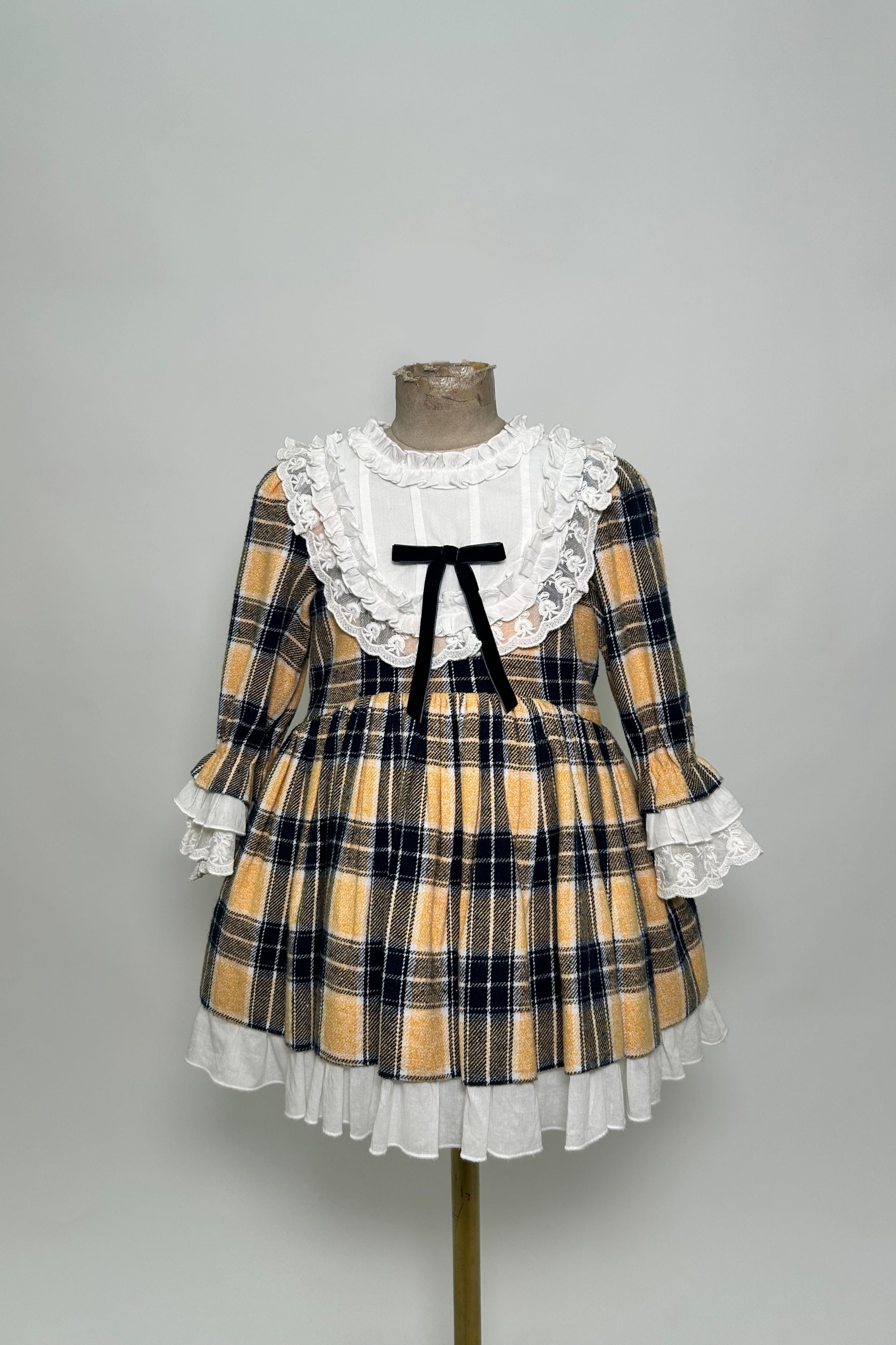 Yellow Plaid Dress (Sale)