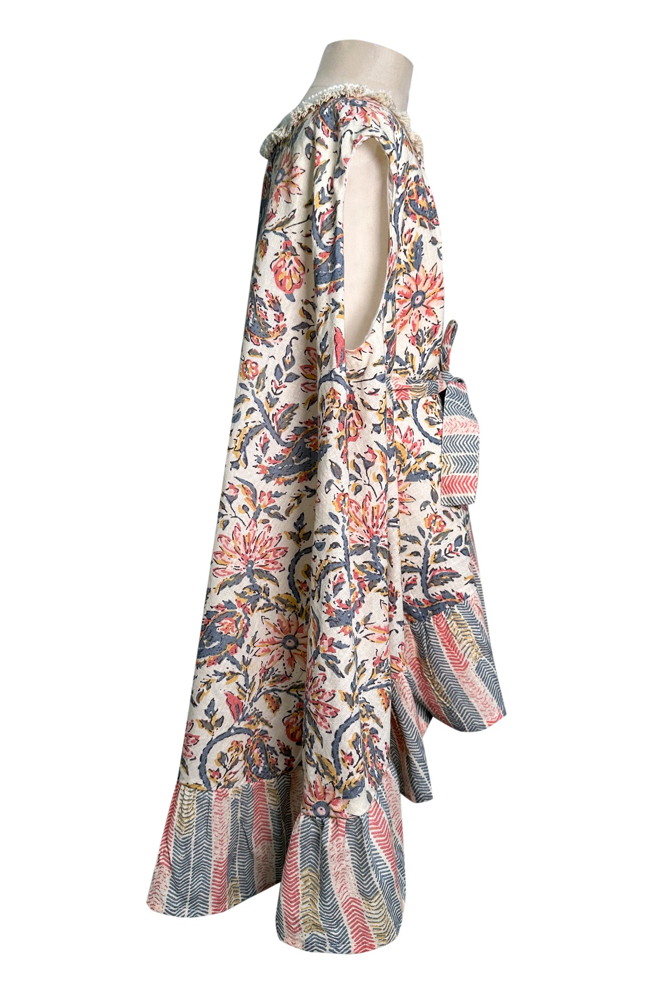 Printed Cape Dress