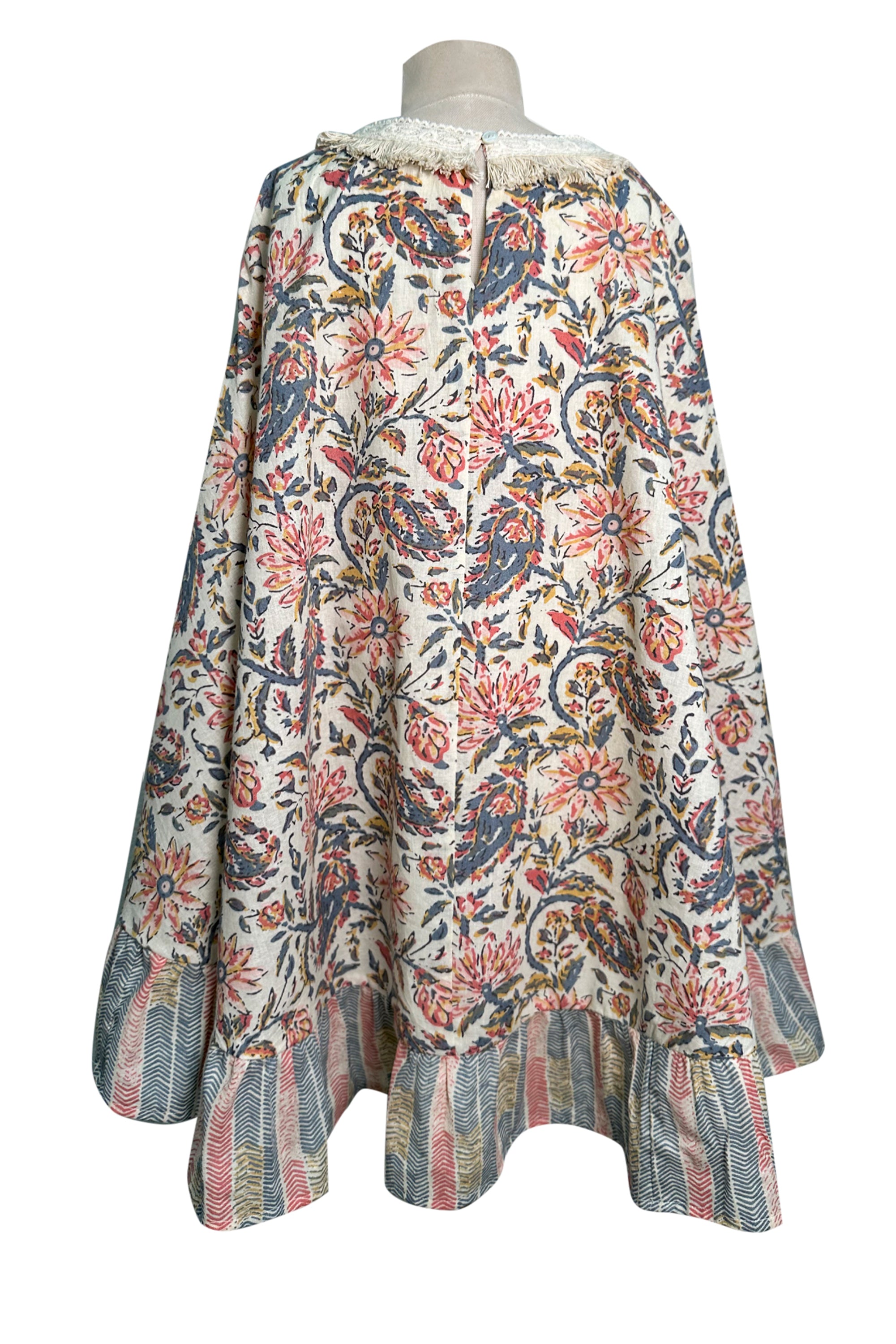 Printed Cape Dress