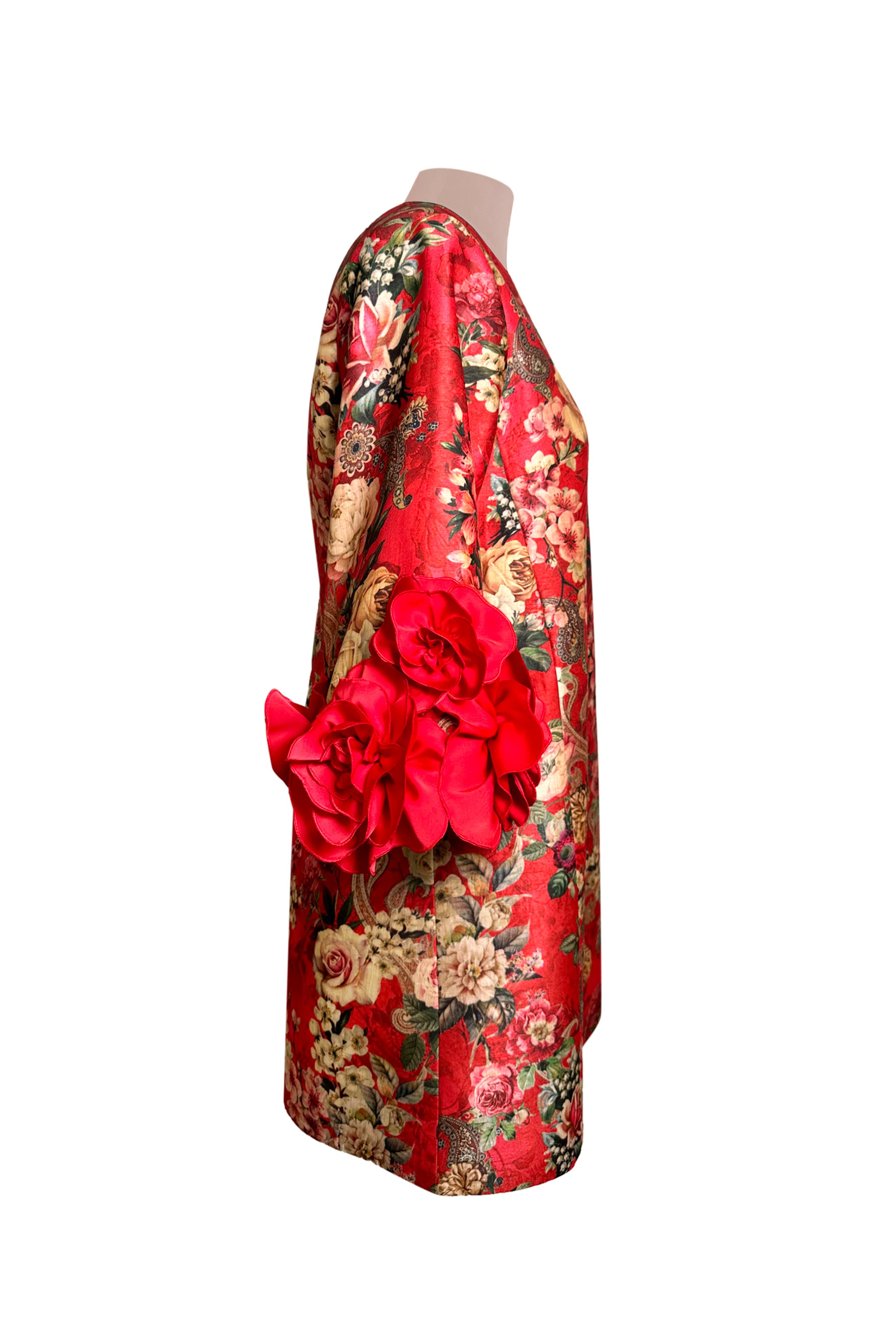 The Printed Rose Dress For Women