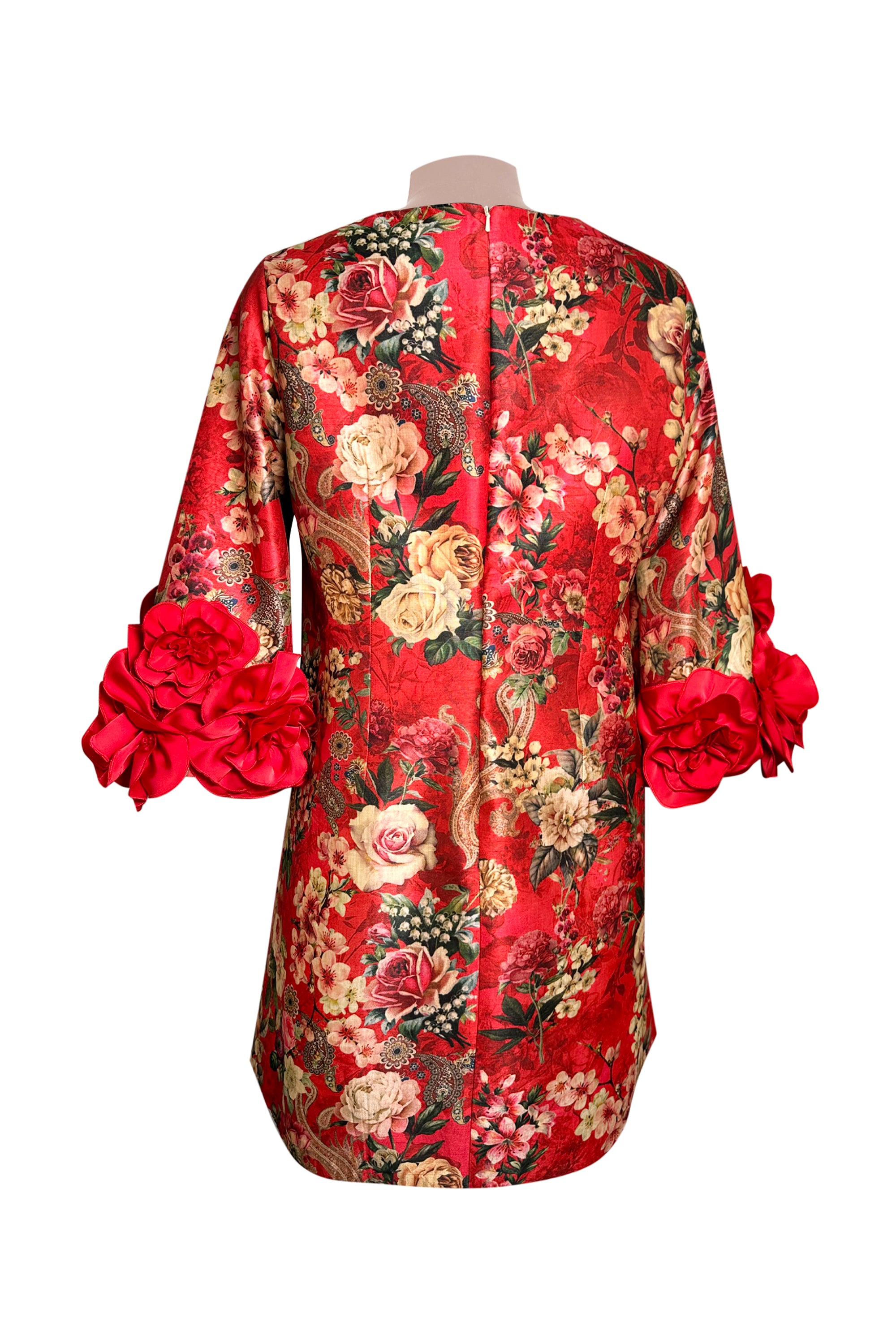 The Printed Rose Dress For Women