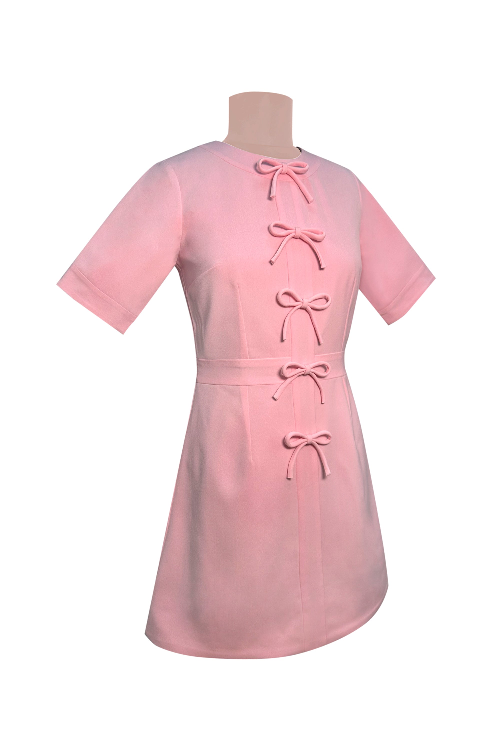 The Pink Bows Dress For Women