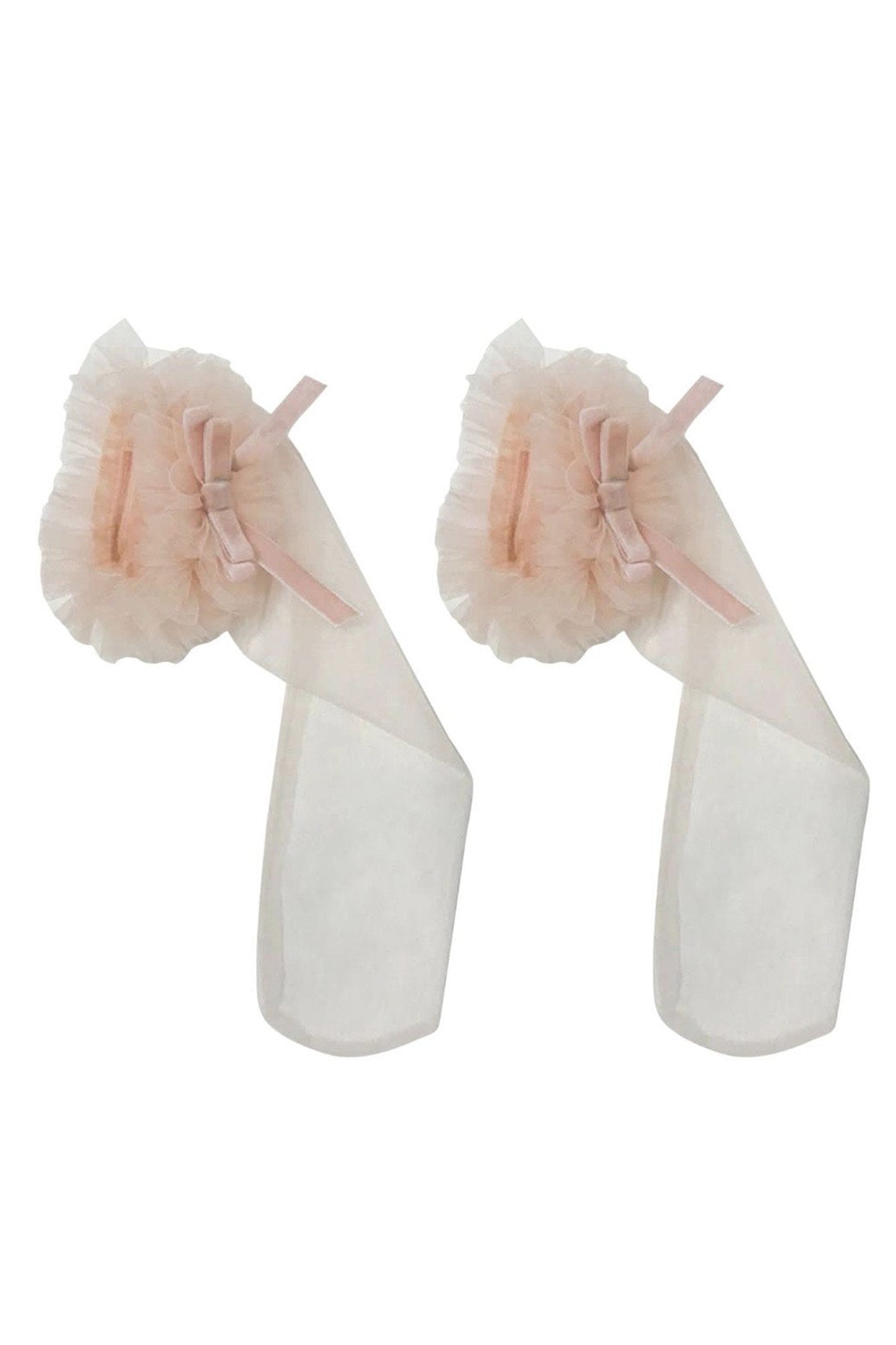 The Tulle Socks (Peach)