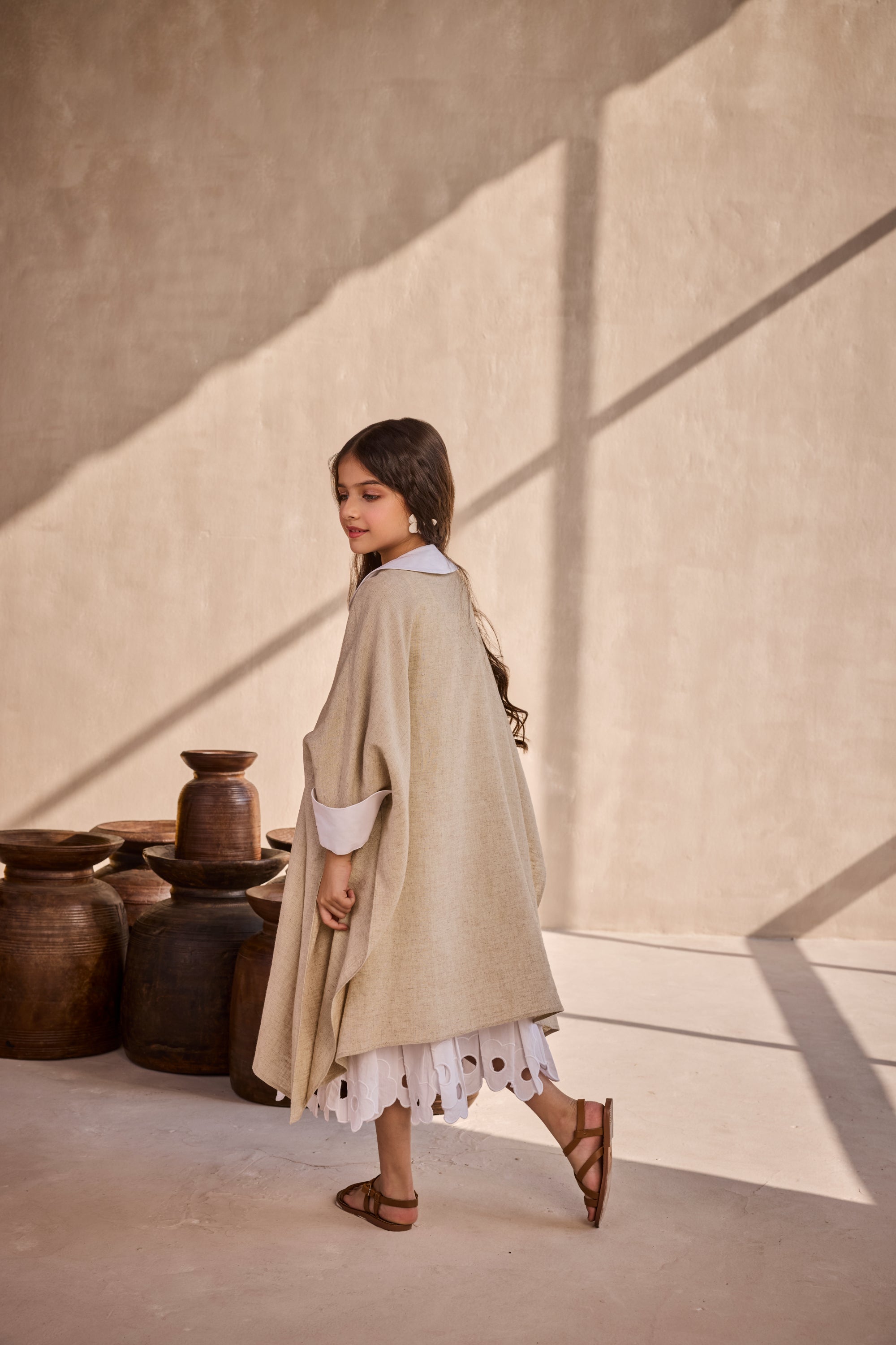 Linen Gabby Kaftan Dress