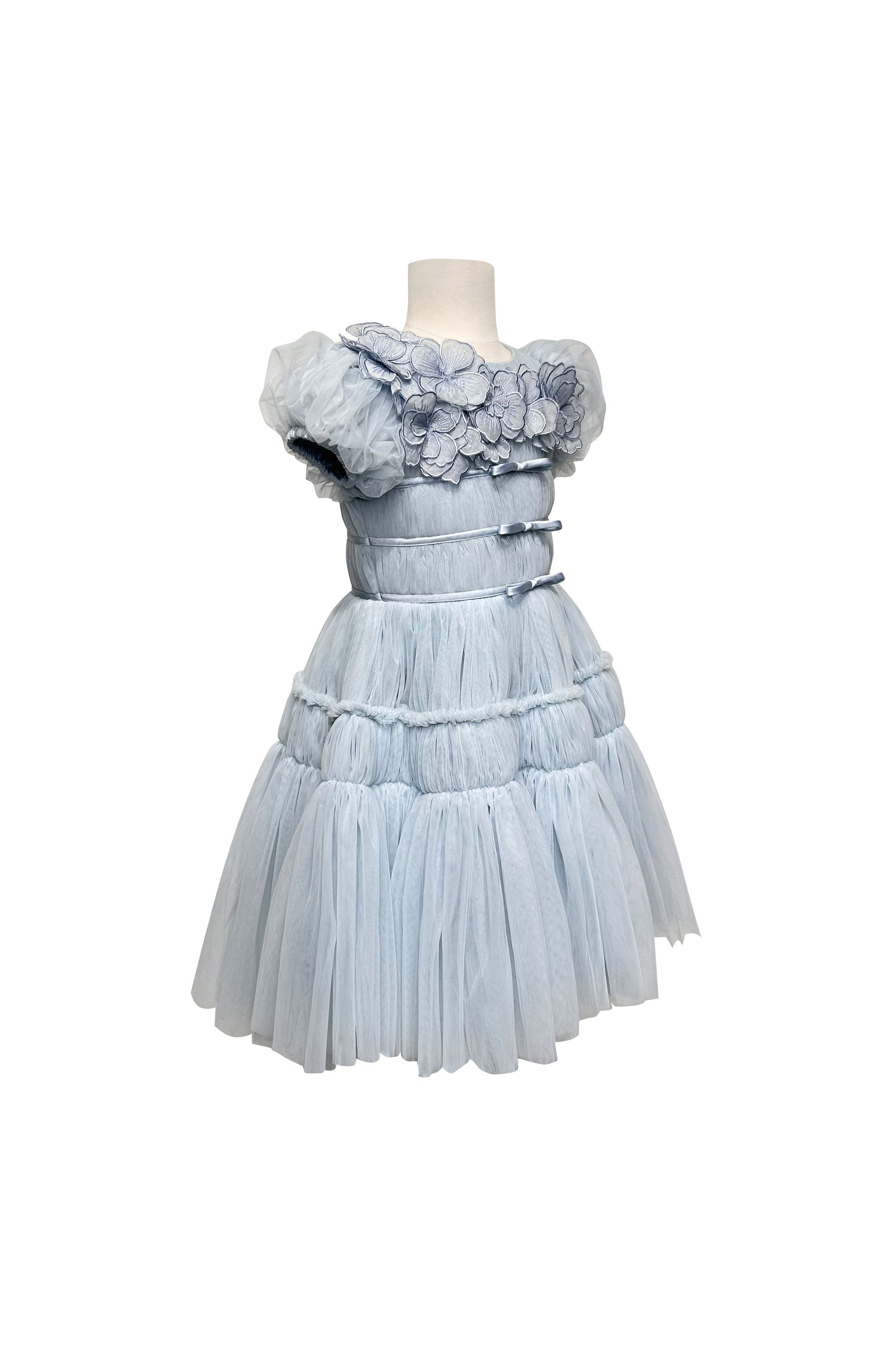 Paula High Low Dress (Powder Blue)