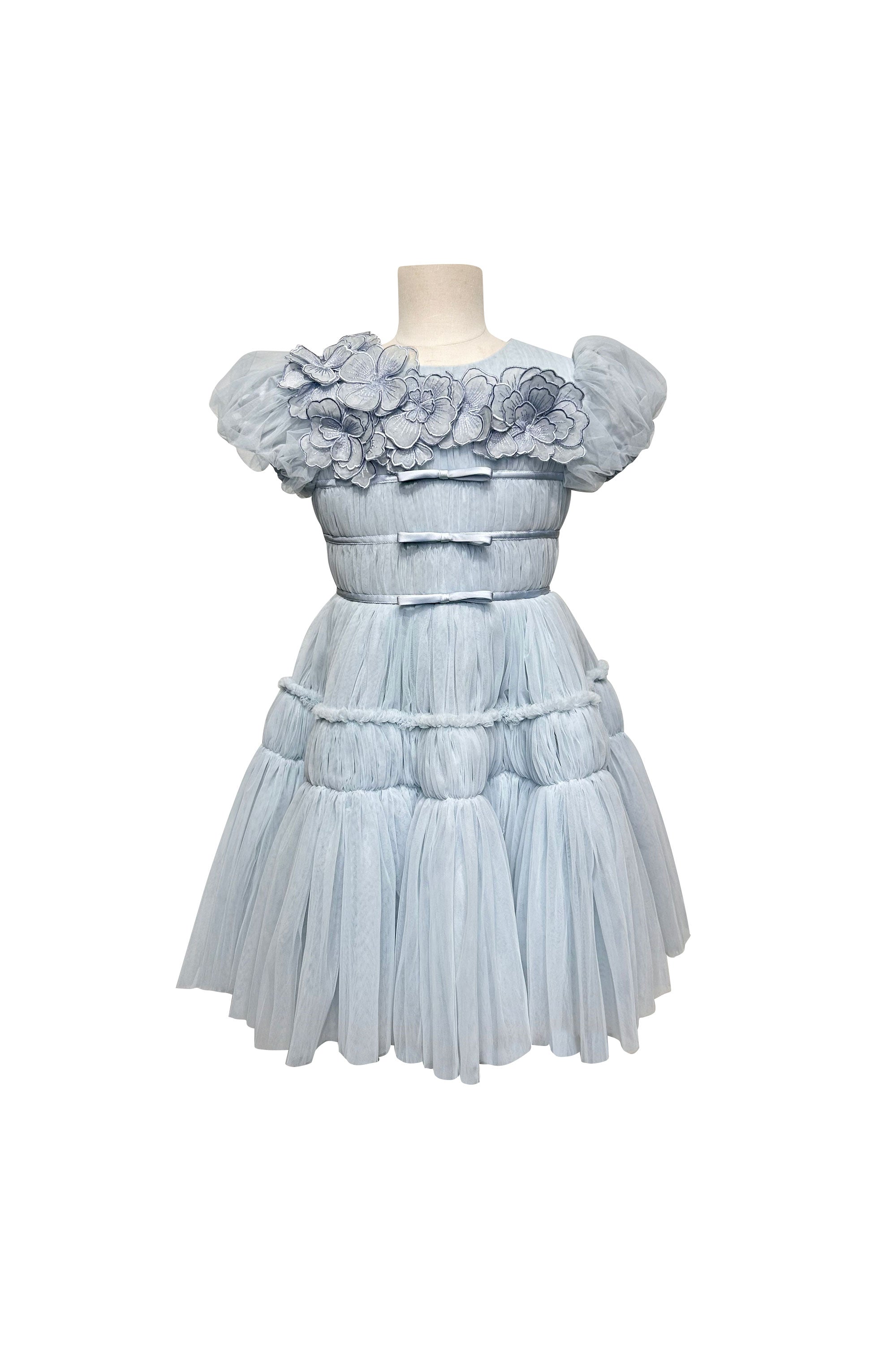 Paula High Low Dress (Powder Blue)