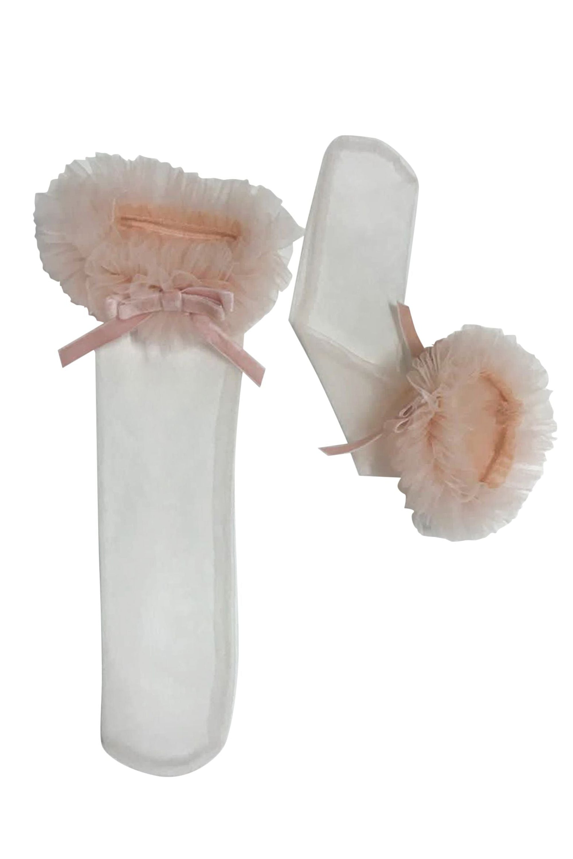 The Tulle Socks (Peach)