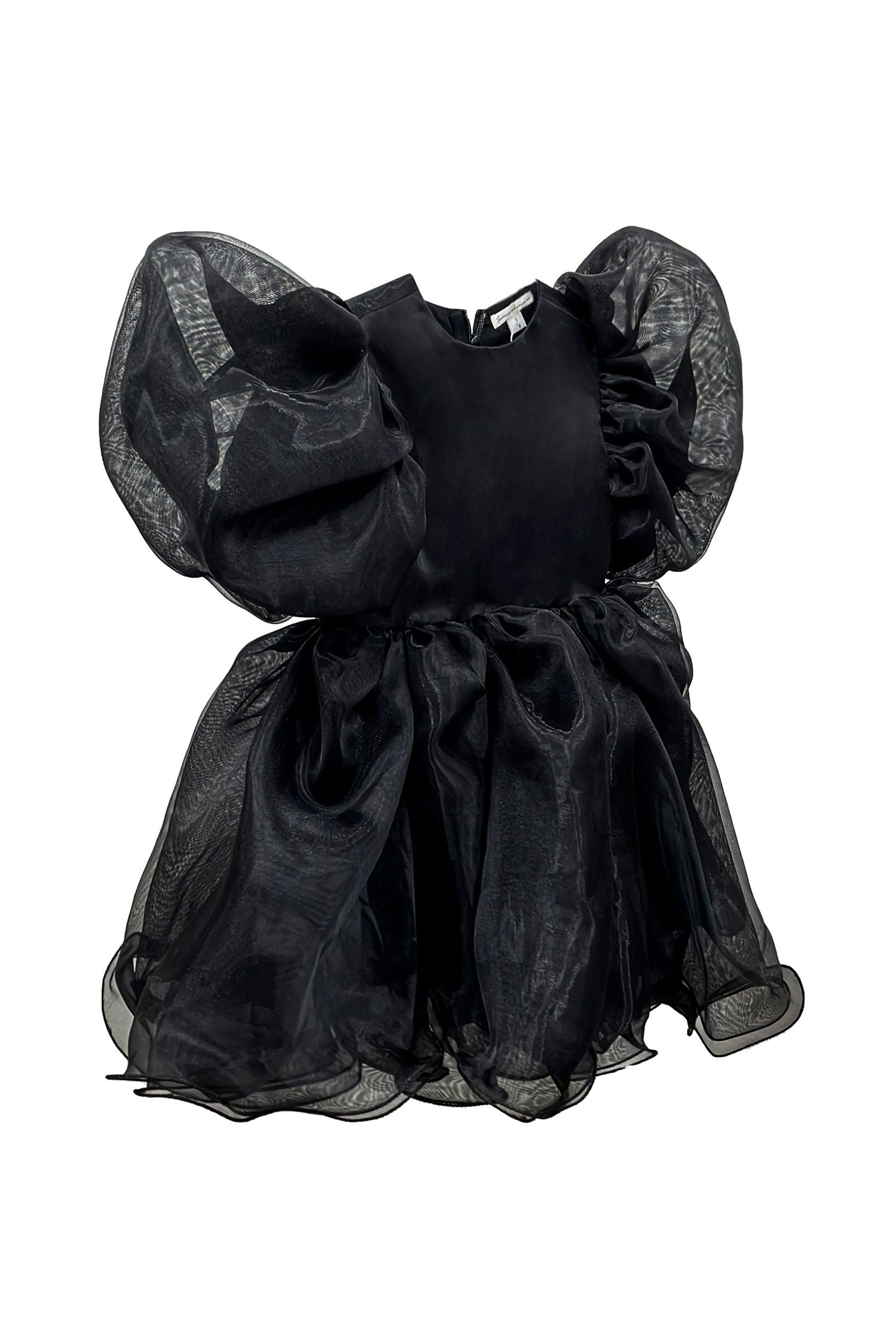 The Alaia Organza Dress (Black)