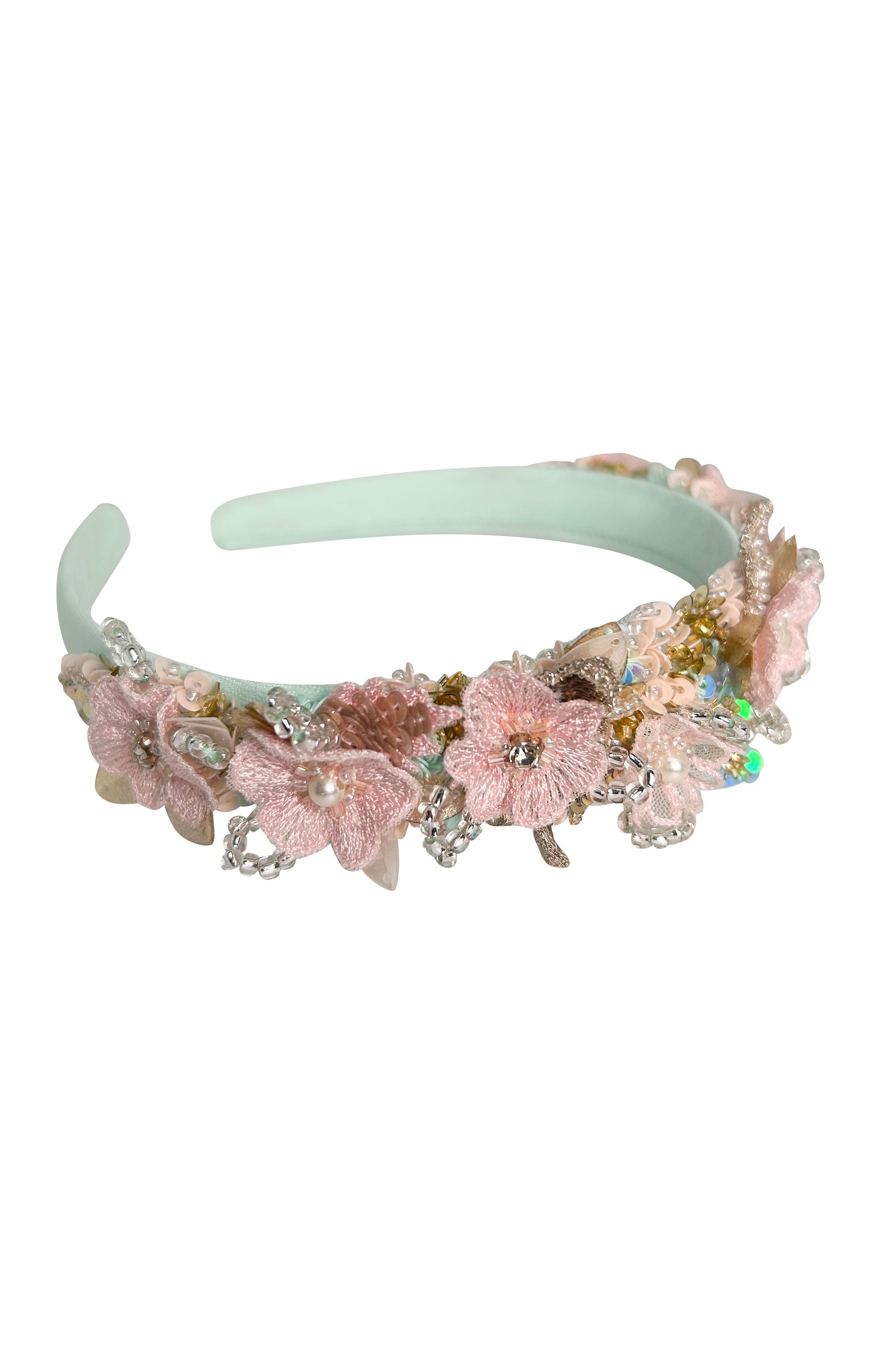 The Pink & Sea Green Alaia Hairband