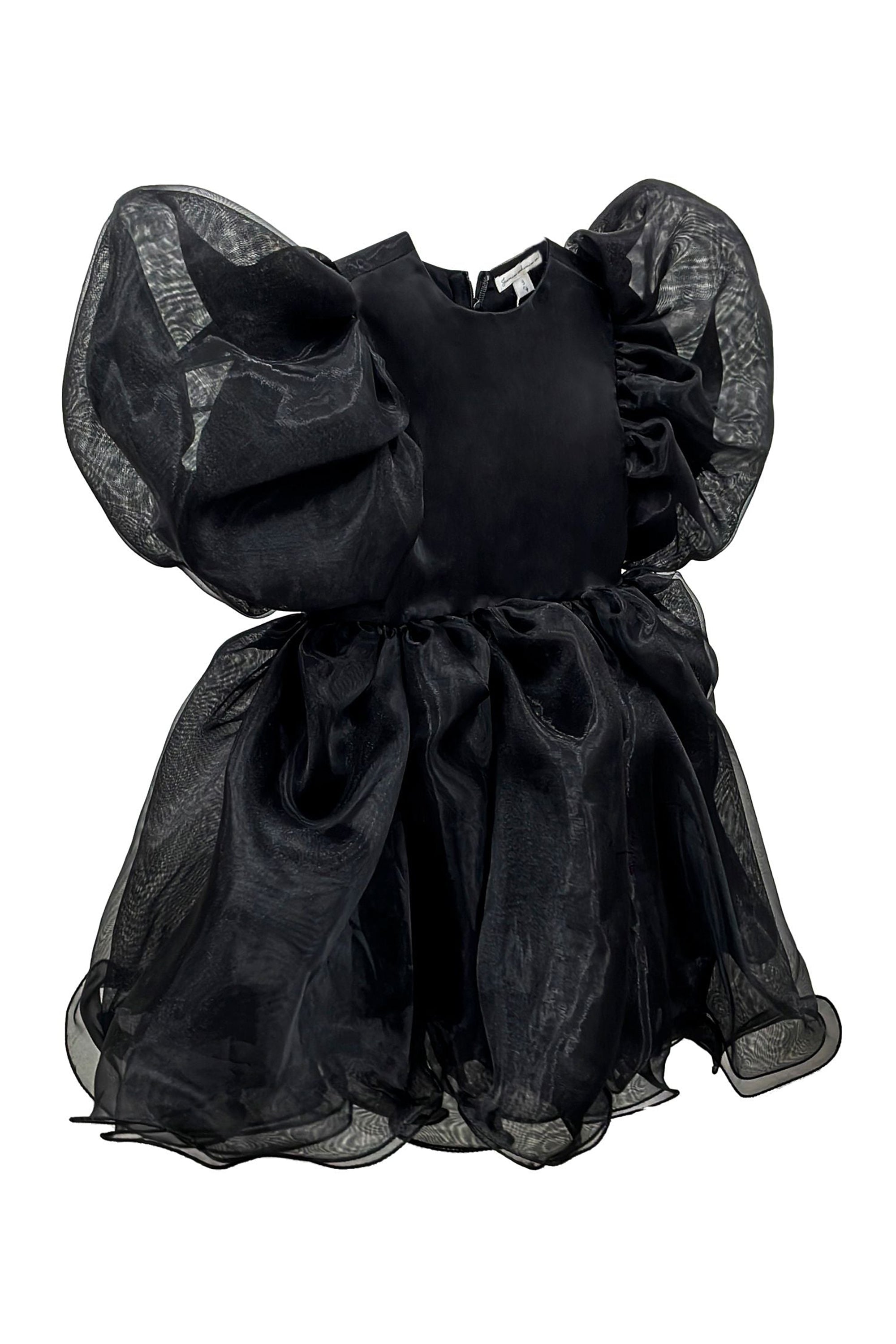 The Alaia Organza Dress (Black)