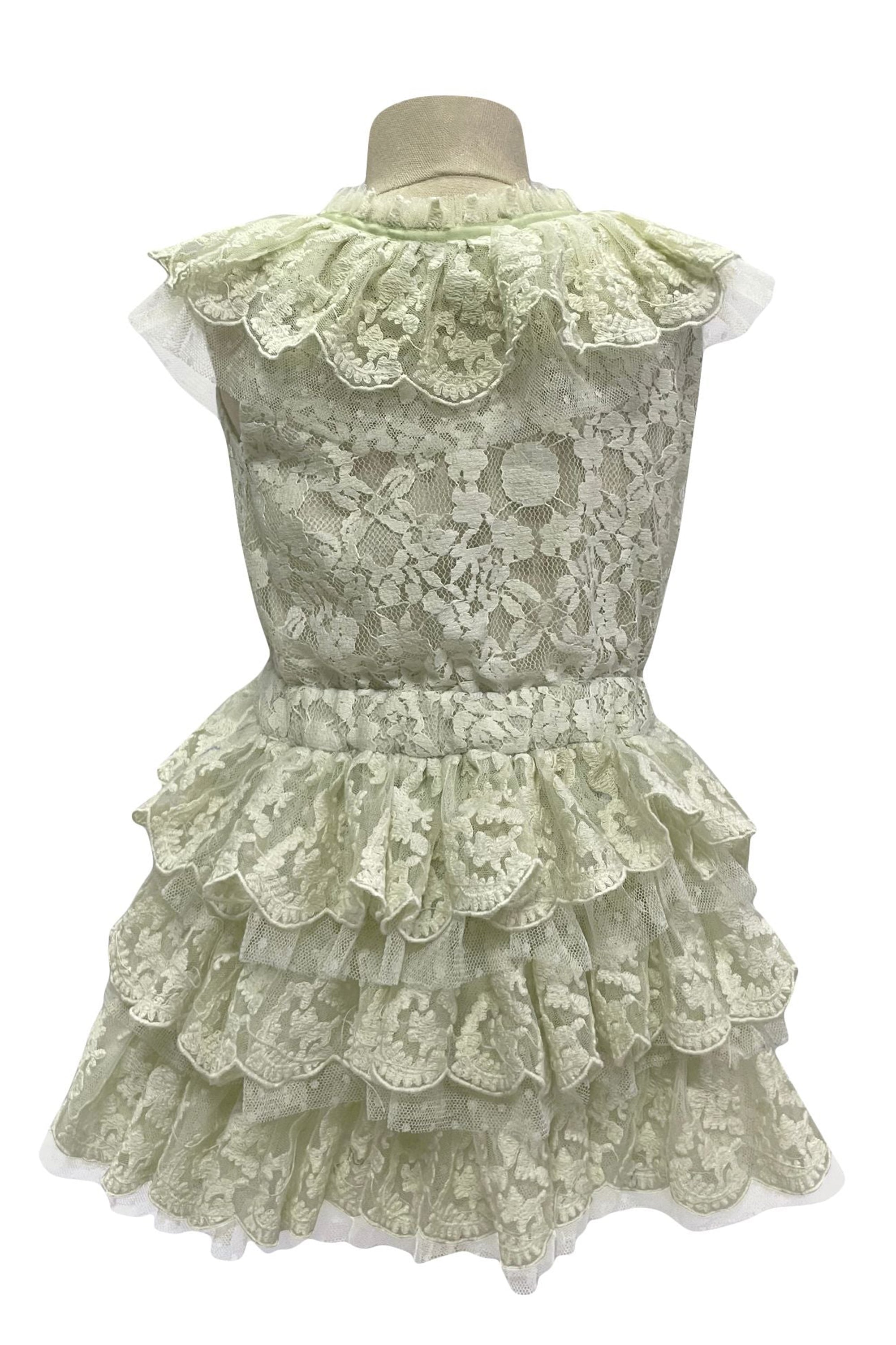 The Velvet Bow Alaia Dress (Green)