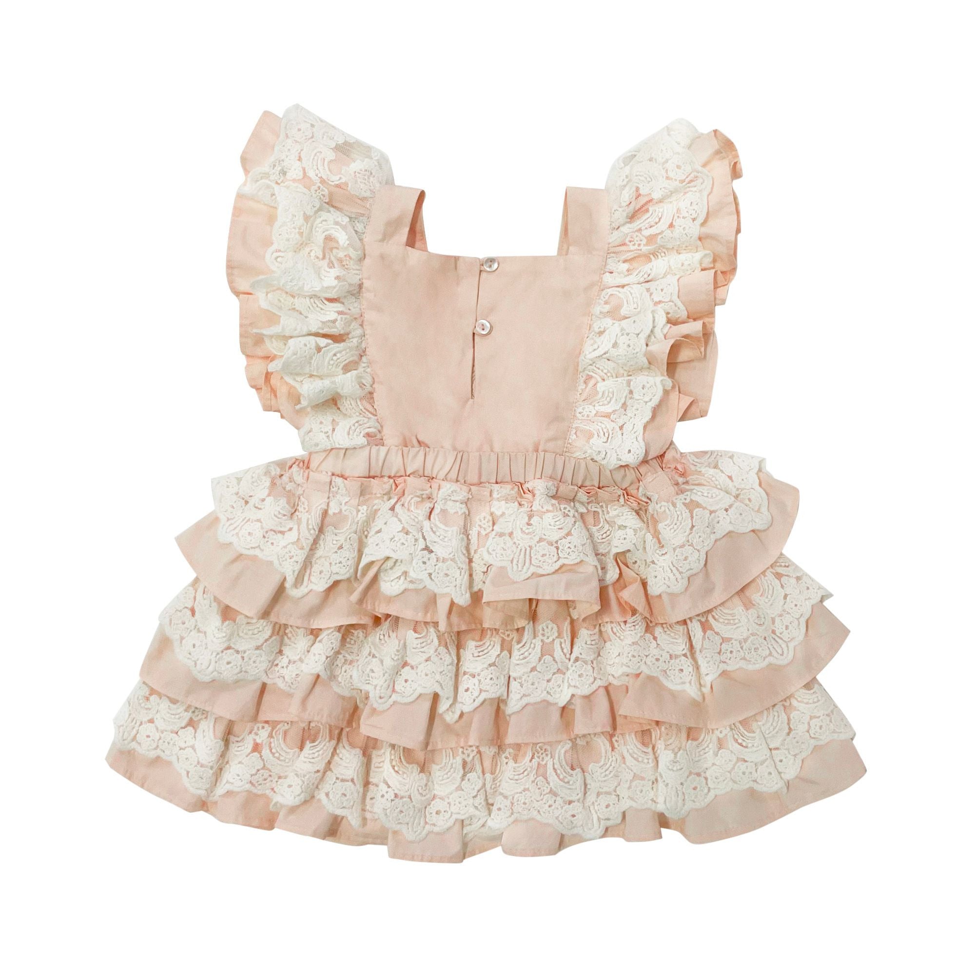 Peach hotsell frill dress